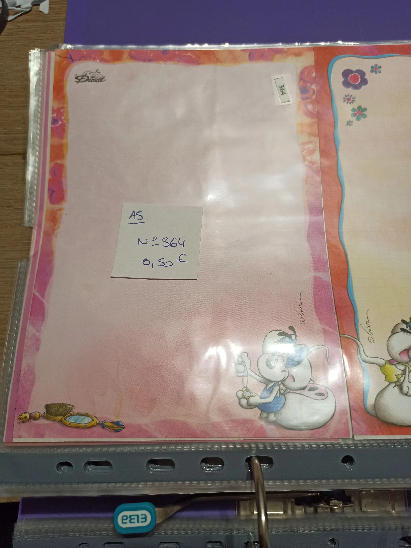 Feuille Diddl A5 364 0,50e 